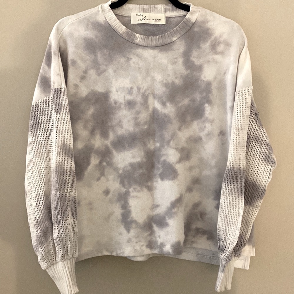 Vintage Havana Light Purple Tie Dye Sweatshirt, Size Small